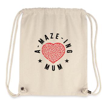 A-maze-ing Mama - Stanley/Stella recycelter Gym Bag - Naturweiß - Vorne