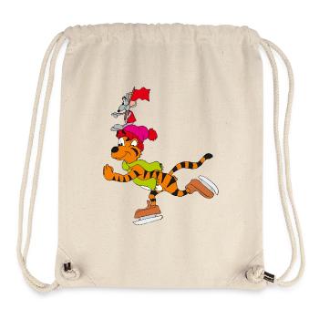 Skating with the Tiger - Stanley/Stella Recycled Gym Bag - natural - Front