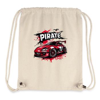Chibi JDM Pirate Street Racing Sports Car - Stanley/Stella Recycled Gym Bag - natural - Front