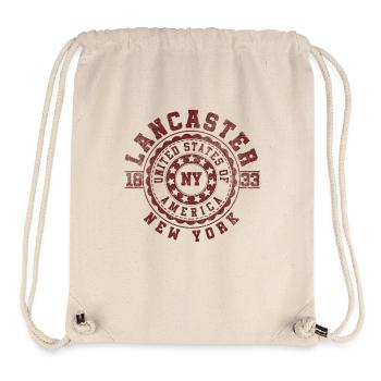 Lancaster NY | New York Travel & Souvinier Gift - Stanley/Stella Recycled Gym Bag - natural - Front