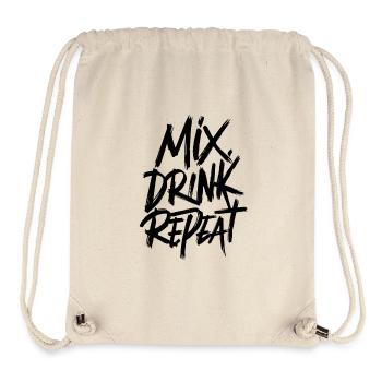 Mix. Drink. Repeat. - Stanley/Stella Recycled Gym Bag - natural - Front
