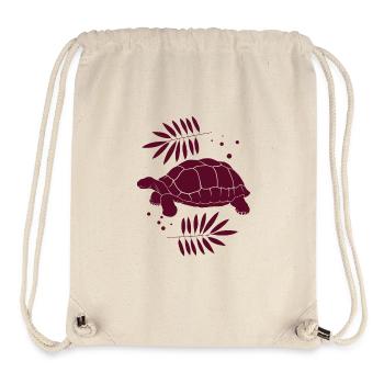 Turtle / Reptile - Reptile - Stanley/Stella Recycled Gym Bag - natural - Front
