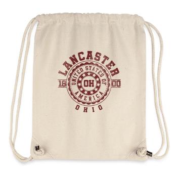 Lancaster OH | Ohio Souvenir & Gift - Stanley/Stella Recycled Gym Bag - natural - Front