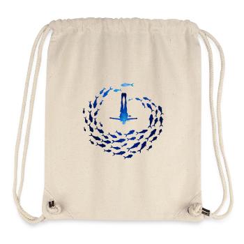 Tauchen Blau Diving Blue - Stanley/Stella Recycled Gym Bag - natural - Front