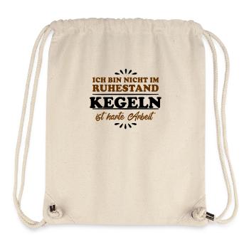Ruhestand Rentner Pensioner Kegler - Stanley/Stella recycelter Gym Bag - Naturweiß - Vorne