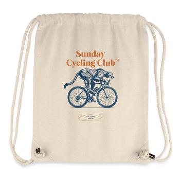 Sunday Cycling Club Gepard - Stanley/Stella recycelter Gym Bag - Naturweiß - Vorne
