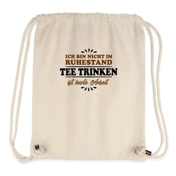 Ruhestand Rentner Pensioner Tee-trinken - Stanley/Stella recycelter Gym Bag - Naturweiß - Vorne