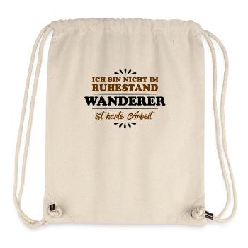 Ruhestand Rentner Pensioner Wanderer - Stanley/Stella recycelter Gym Bag - Naturweiß - Vorne
