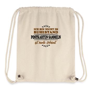 Retirement Pensioner Pensioner Postcard Collector - Stanley/Stella Recycled Gym Bag - natural - Front