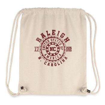 Raleigh NC | North Carolina Reise Geschenk - Stanley/Stella recycelter Gym Bag - Naturweiß - Vorne