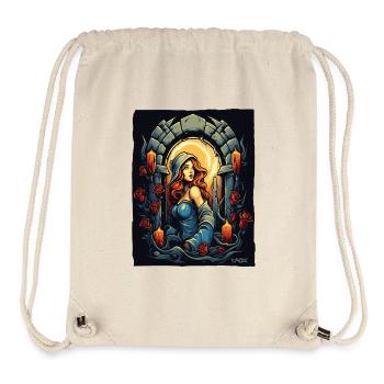 A maid lost in the dungeon of roses - Stanley/Stella Recycled Gym Bag - natural - Front