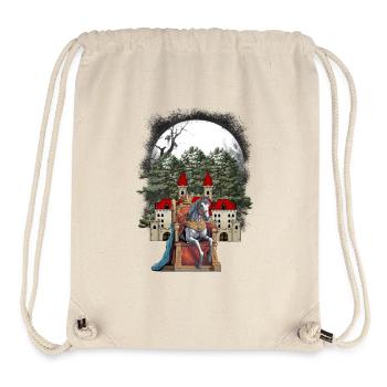 Märchenprinz Prinz Thron Märchen Märchenfigur Ross - Stanley/Stella recycelter Gym Bag - Naturweiß - Vorne