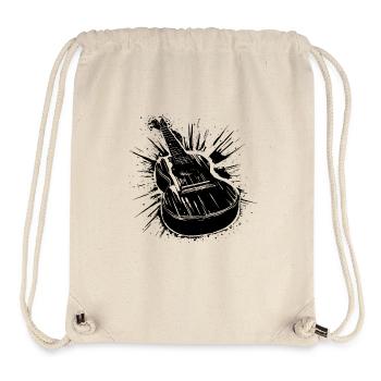 Ukulele Drawing - Stanley/Stella Recycled Gym Bag - natural - Front