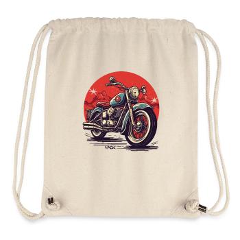 Large Chopper Motorcycle - Stanley/Stella Recycled Gym Bag - natural - Front