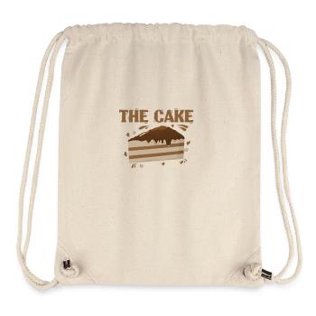 Le Gâteau Gâteau au chocolat - Sac à cordon recyclé Stanley/Stella - blanc naturel - Devant