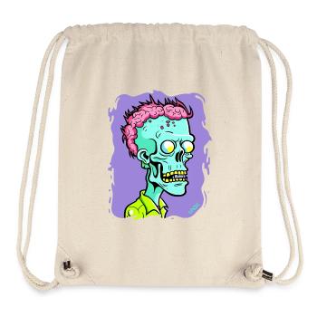 Bright Colors: Bachelor Zombie - Stanley/Stella Recycled Gym Bag - natural - Front