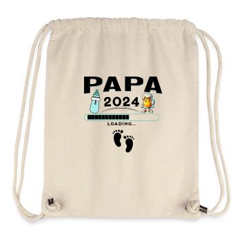 Man Soon to Dad Announcement, Dad Future Gift - Stanley/Stella Recycled Gym Bag - natural - Front
