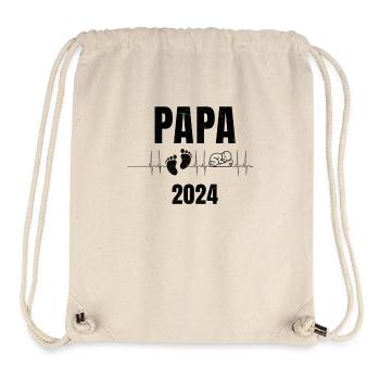 Man Soon to Dad Announcement, Dad Future Gift - Stanley/Stella Recycled Gym Bag - natural - Front