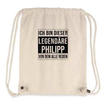 I'm this legendary for Philipp - Stanley/Stella Recycled Gym Bag - natural - Front