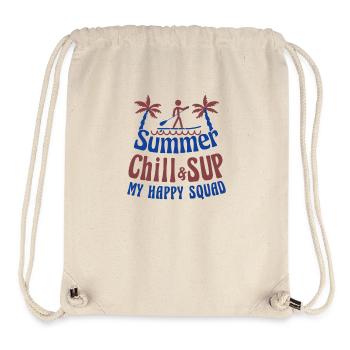 Planche de SUP paddle paddle supboard Stand Up - Sac à cordon recyclé Stanley/Stella - blanc naturel - Devant