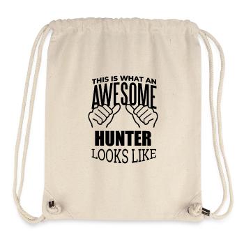 Hunter - Stanley/Stella Recycled Gym Bag - natural - Front