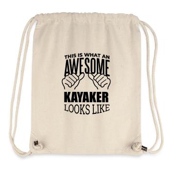 kajaken - Stanley/Stella recycelter Gym Bag - Naturweiß - Vorne