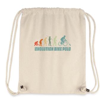 Bicycle Cycling Polo Cyclist Cycle Evolution Bike - Stanley/Stella Recycled Gym Bag - natural - Front