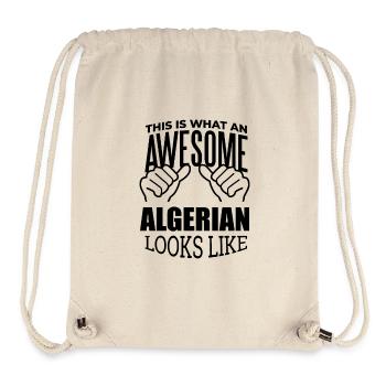 Algerien - Stanley/Stella recycelter Gym Bag - Naturweiß - Vorne