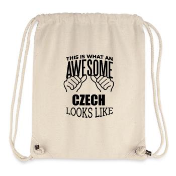 Tschechien - Stanley/Stella recycelter Gym Bag - Naturweiß - Vorne