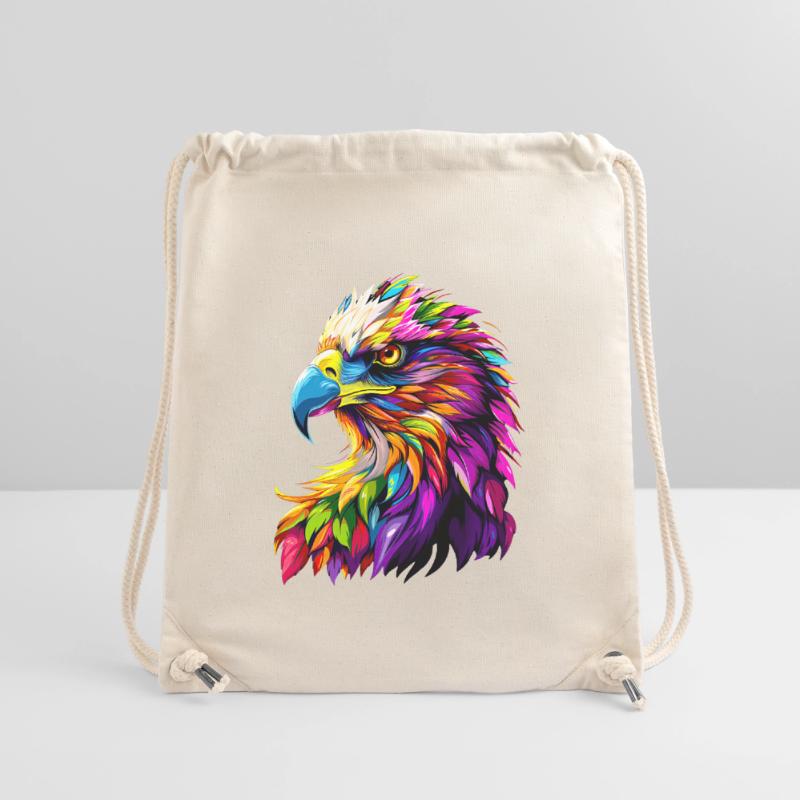 Eagle Pop Art Bright Colors Golden Eagle White-tailed Eagle Stanley/Stella Recycled Gym Bag