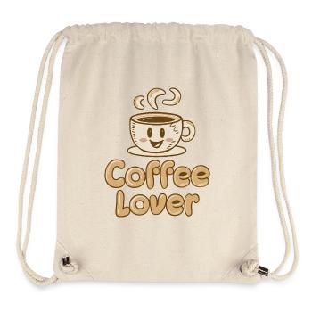 AMATEUR DE CAFÉ - Sac à cordon recyclé Stanley/Stella - blanc naturel - Devant