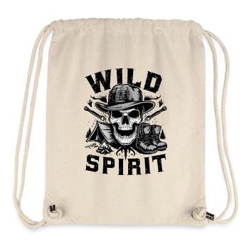 SAUVAGE - Sac à cordon recyclé Stanley/Stella - blanc naturel - Devant