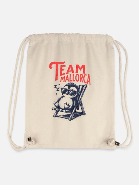 Mallorca Team Mallorca - Stanley/Stella recycelter Gym Bag - Naturweiß