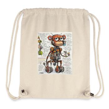 The structure of the robotic monkey - Stanley/Stella Recycled Gym Bag - natural - Front
