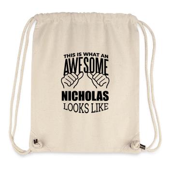 Nicholas - Stanley/Stella Recycled Gym Bag - natural - Front