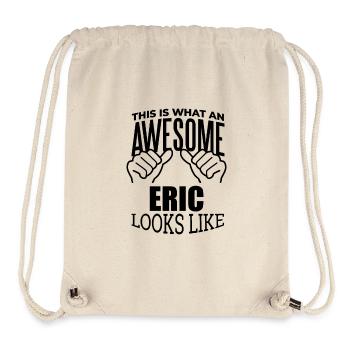 Eric - Stanley/Stella recycelter Gym Bag - Naturweiß - Vorne