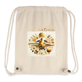 Nature dorée - Sac à cordon recyclé Stanley/Stella - blanc naturel - Devant