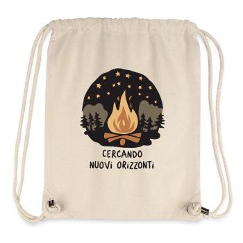 CERCANDO NOUVI ORIZZONTI - Sac à cordon recyclé Stanley/Stella - blanc naturel - Devant