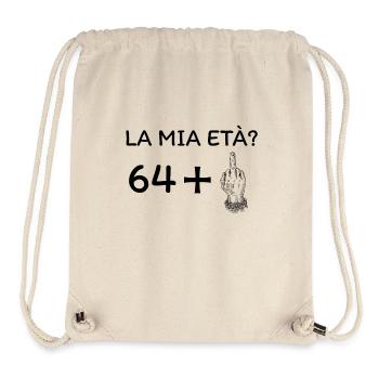 My age 65 - Stanley/Stella Recycled Gym Bag - natural - Front