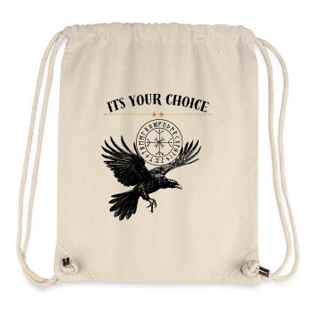 The choice is yours Design - Stanley/Stella Recycled Gym Bag - natural - Front