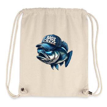 Gestreifter Barsch-Wahn - Stanley/Stella recycelter Gym Bag - Naturweiß - Vorne