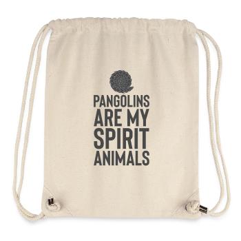 Les pangolins fourmiliers sont mon animaux Humour - Sac à cordon recyclé Stanley/Stella - blanc naturel - Devant