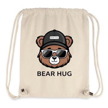 BROWN BEAR, BEAR HUG - Stanley/Stella Recycled Gym Bag - natural - Front