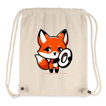 Adorable Plus de Fox Zero - Sac à cordon recyclé Stanley/Stella - blanc naturel - Devant