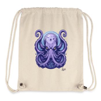 Massive Angry Blue Octopus Octopus Octopus - Stanley/Stella Recycled Gym Bag - natural - Front