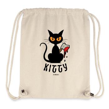 Kitty Axe! - Stanley/Stella Recycled Gym Bag - natural - Front