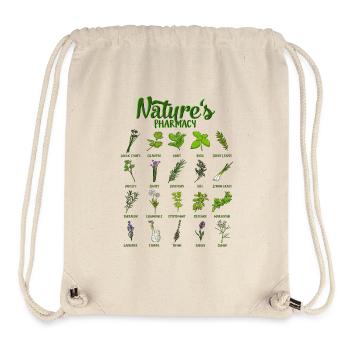 Healing powers of nature - medicinal plants - Stanley/Stella Recycled Gym Bag - natural - Front