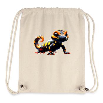 Salamanders, newts, tailed amphibians, fire salamanders - Stanley/Stella Recycled Gym Bag - natural - Front
