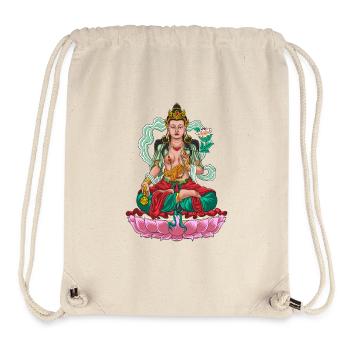 Bouddhisme Dieu Bodhisattva Vishkambhin - Sac à cordon recyclé Stanley/Stella - blanc naturel - Devant
