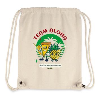 Team Alhoa, Pinaple und PizzaPaintball - Stanley/Stella recycelter Gym Bag - Naturweiß - Vorne